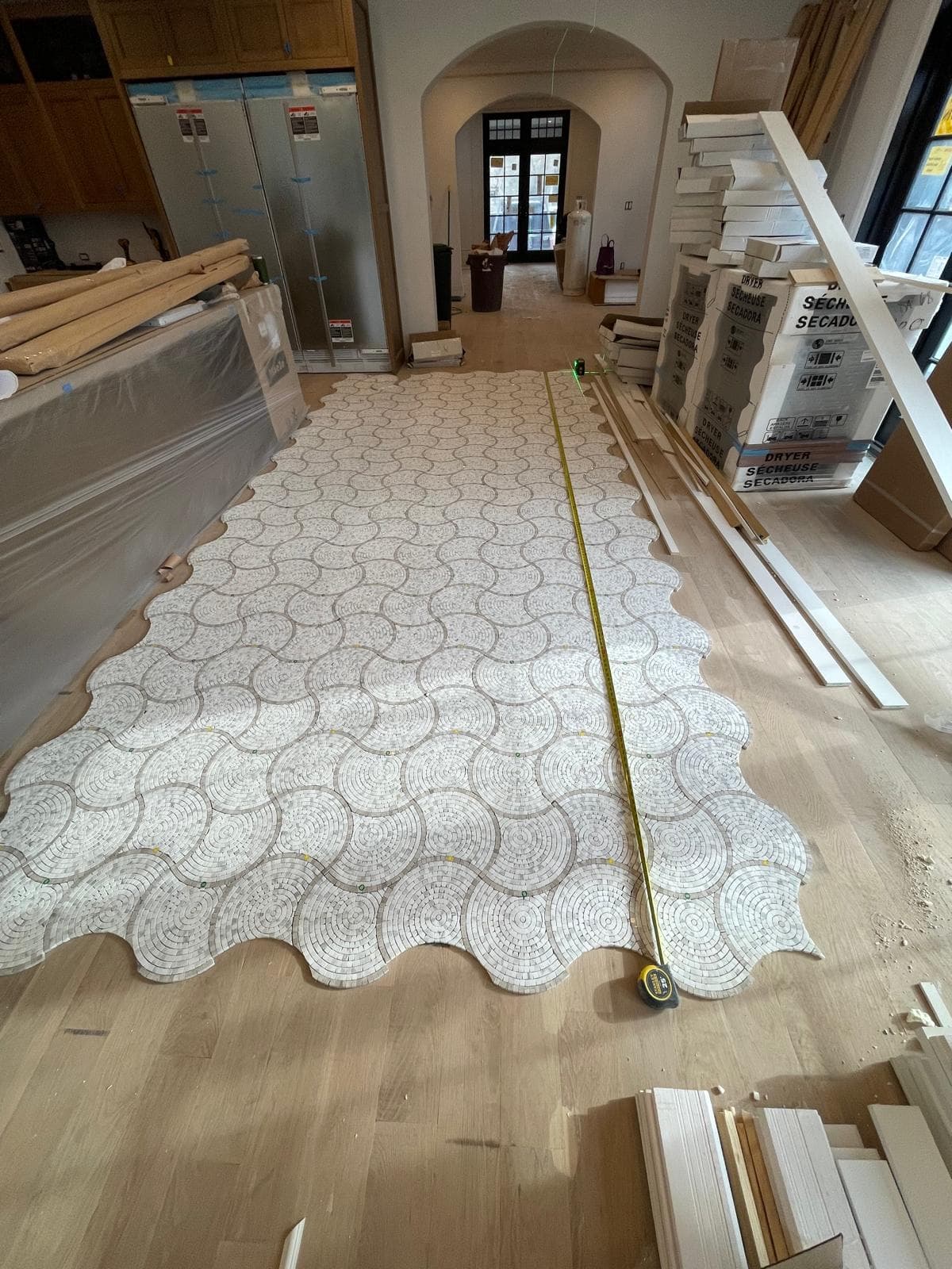 Custom Mosaic Entryway Installation - Image 1